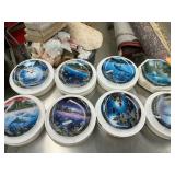 8 ocean themed plates