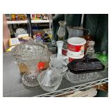Miscellaneous glassware and other