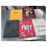 Vintage yearbooks and other