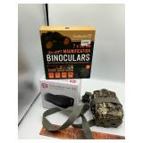 Binoculars,range finder and game camera