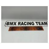 Metal sign
