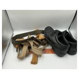 Belts and shoes