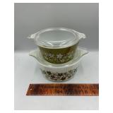 2 Pyrex bowls