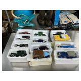 12 die cast cars