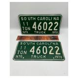 2 1970 SC tags