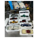 9 die cast cars
