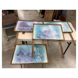Serving trays with signed pictures