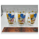3 Mickey Mouse glasses