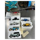 7 die cast cars