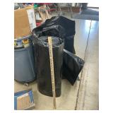 Large roll black plastic