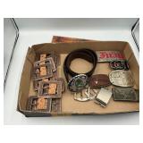 Lot of belt buckles