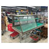 Antique show case 6ft long 27ï¿½ deep 22ï¿½ high