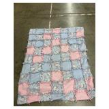 Hellow kitty quilt needs cleaning