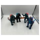 Godzilla figures