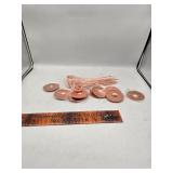 Copper disc rivets