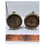 Pair of alarm clocks
