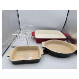 Le Creuset pans and other