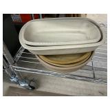 Stoneware baking dishes