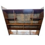 Mid century shelf 85*12*72 tall