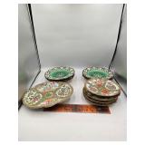 Rorstrand Majolica & Chinese Familia Plates