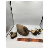 Ducks, Wingsetter decoy & others
