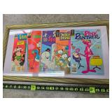 Comics under glass