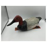 1983 Hand carved duck decoy canvasback
