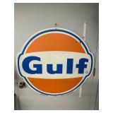 Metal Gulf sign