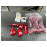Budweiser key ring floats and tees