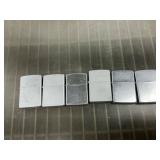6 zippo lighters