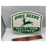 Metal John Deere sign