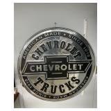 Metal Chevrolet sign