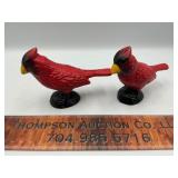 Cast iron red birds