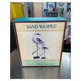 Mosaic sea birds decor