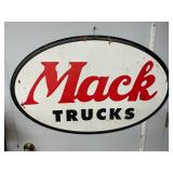 Metal Mack sign