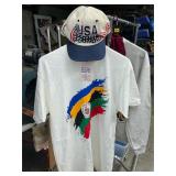 1996 Olympic shirt and hat