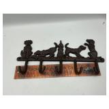 Cast iron coat hooks
