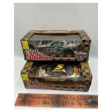 2 die cast cars