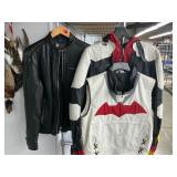 2 jackets and a vest