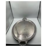 Large silver plate platter