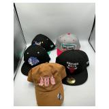 4 fitted and 1 other hats