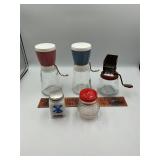 Vintage grinders and shakers
