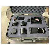 Cannon A135 camera with lenses and other