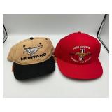 2 Ford Mustang hats
