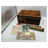 Antique box and other