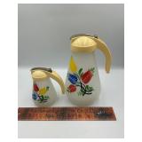 Hazel Atlas batter and syrup dispensers
