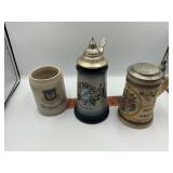 3 German steins