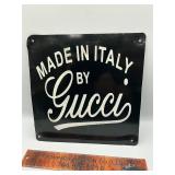 Metal sign