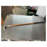 Wood shaft power built putter