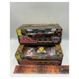 2 die cast cars